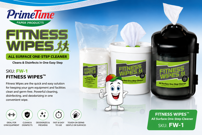 Fitness Wipes Pre-Moistened System