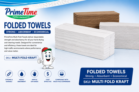 Folded Towels — Multi Fold & C-Fold